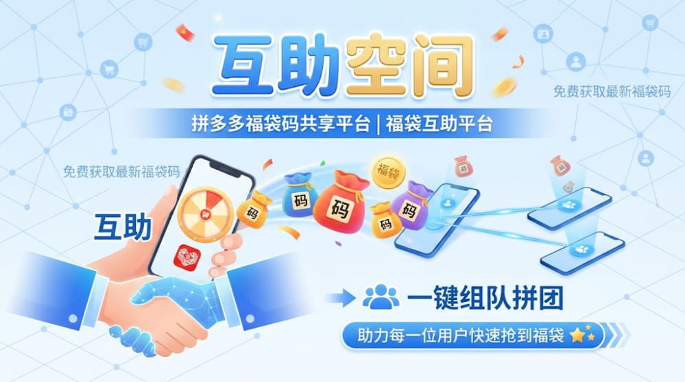 互助空间 | 拼多多福袋码共享平台 封面图