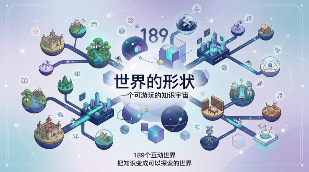 世界的形状 - 一个可游玩的知识宇宙 封面图