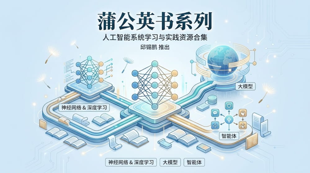 蒲公英书系列 | 人工智能系统学习与实践资源合集 封面图