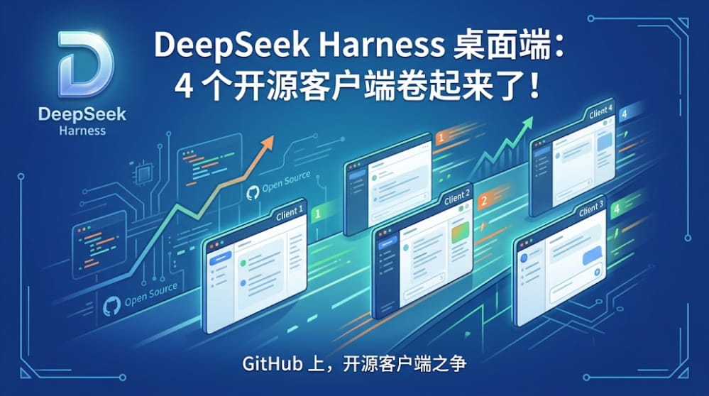 DeepSeek Harness 的桌面端，突然卷起来了 封面图