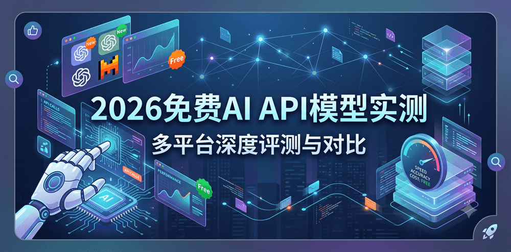2026实测AI大模型API，教你白嫖顶级模型！ 缩略图
