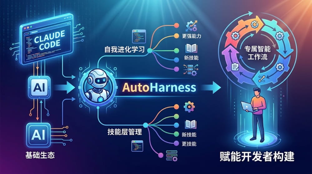 AutoHarness 让 Claude Code 拥有“自我进化学习”超能力 封面图