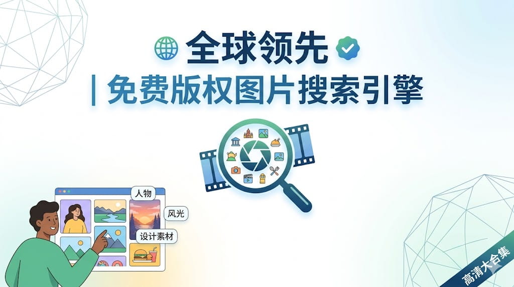 全球领先 | 免费版权图片搜索引擎 封面图