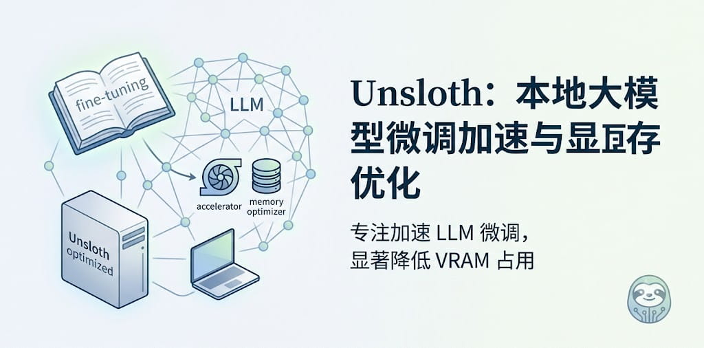 Unsloth-让普通电脑也能实现本地大模型微调 封面图