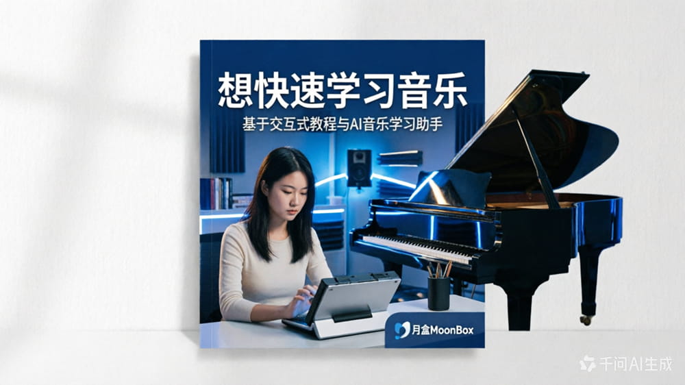 想快速学习音乐，基于交互式教程与AI音乐学习助手 | 月盒MoonBox 封面图